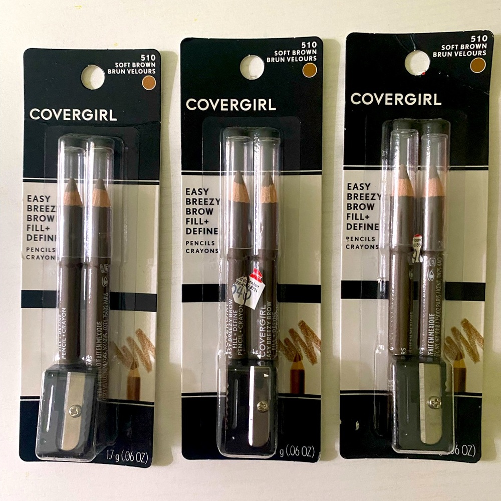 3 covergirl easy breezy Soft Brown  #510